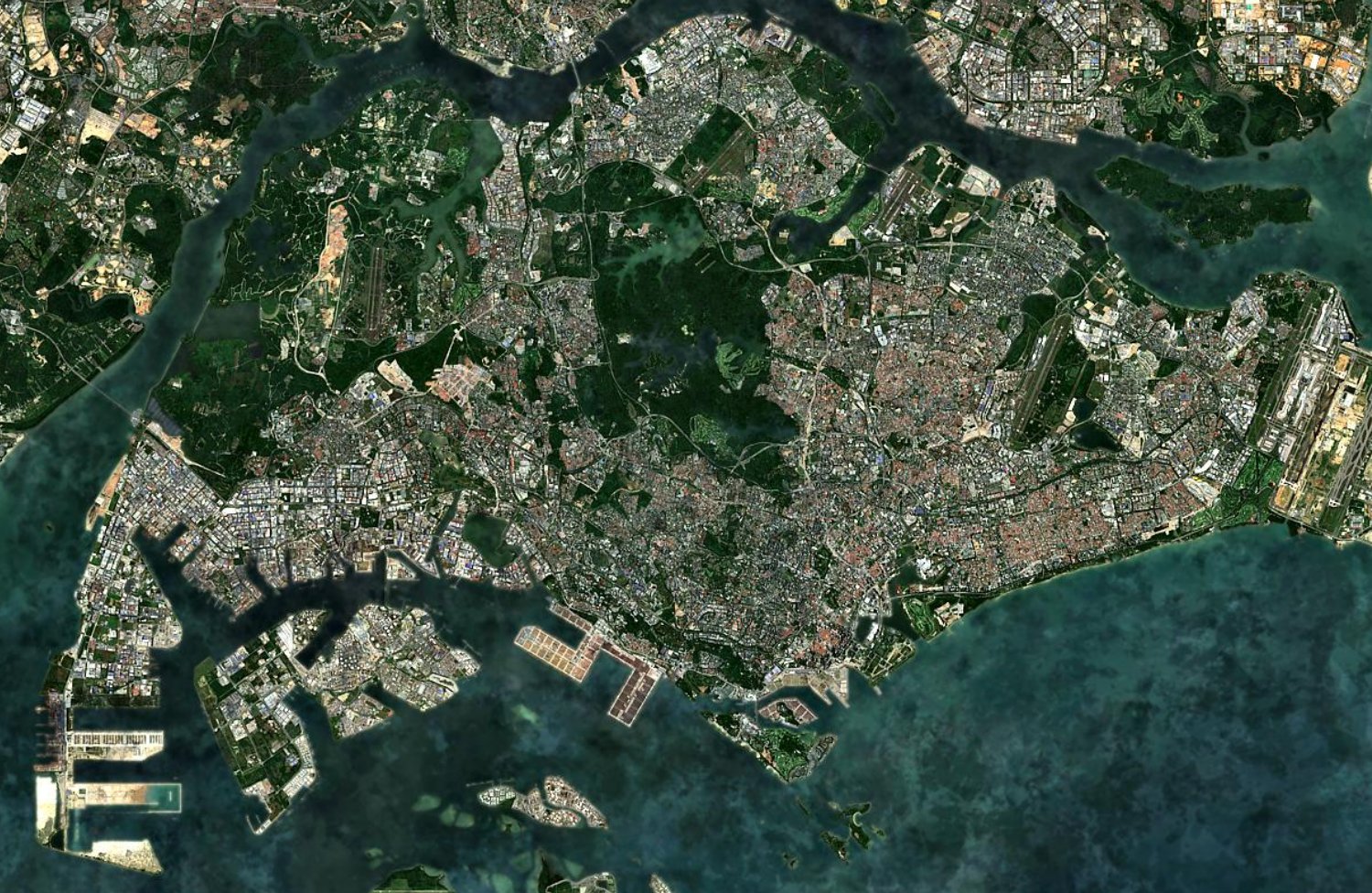Satellite map of Singapore marking the 2H 2026 Confirmed List sites